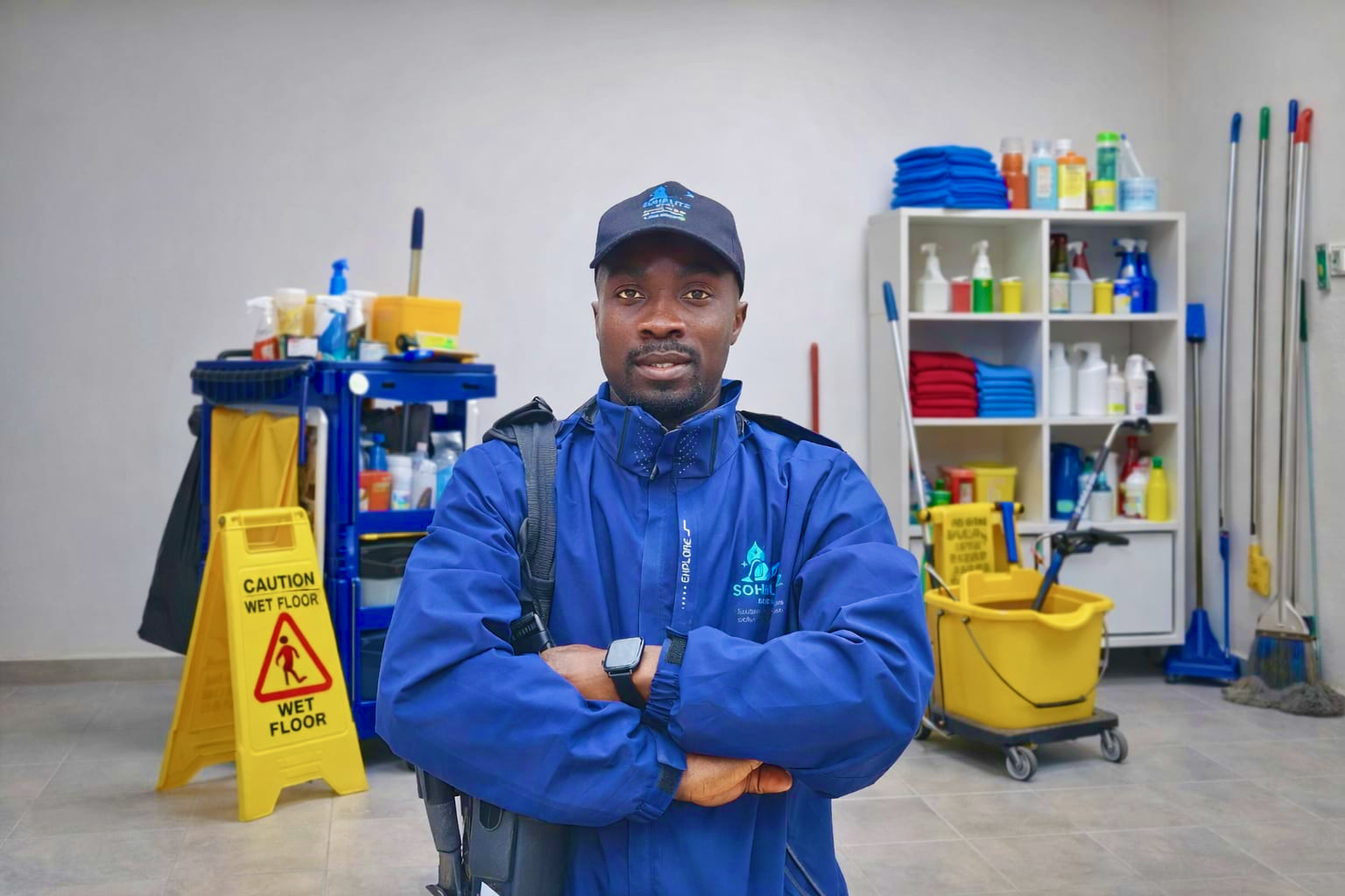 Cleaning team